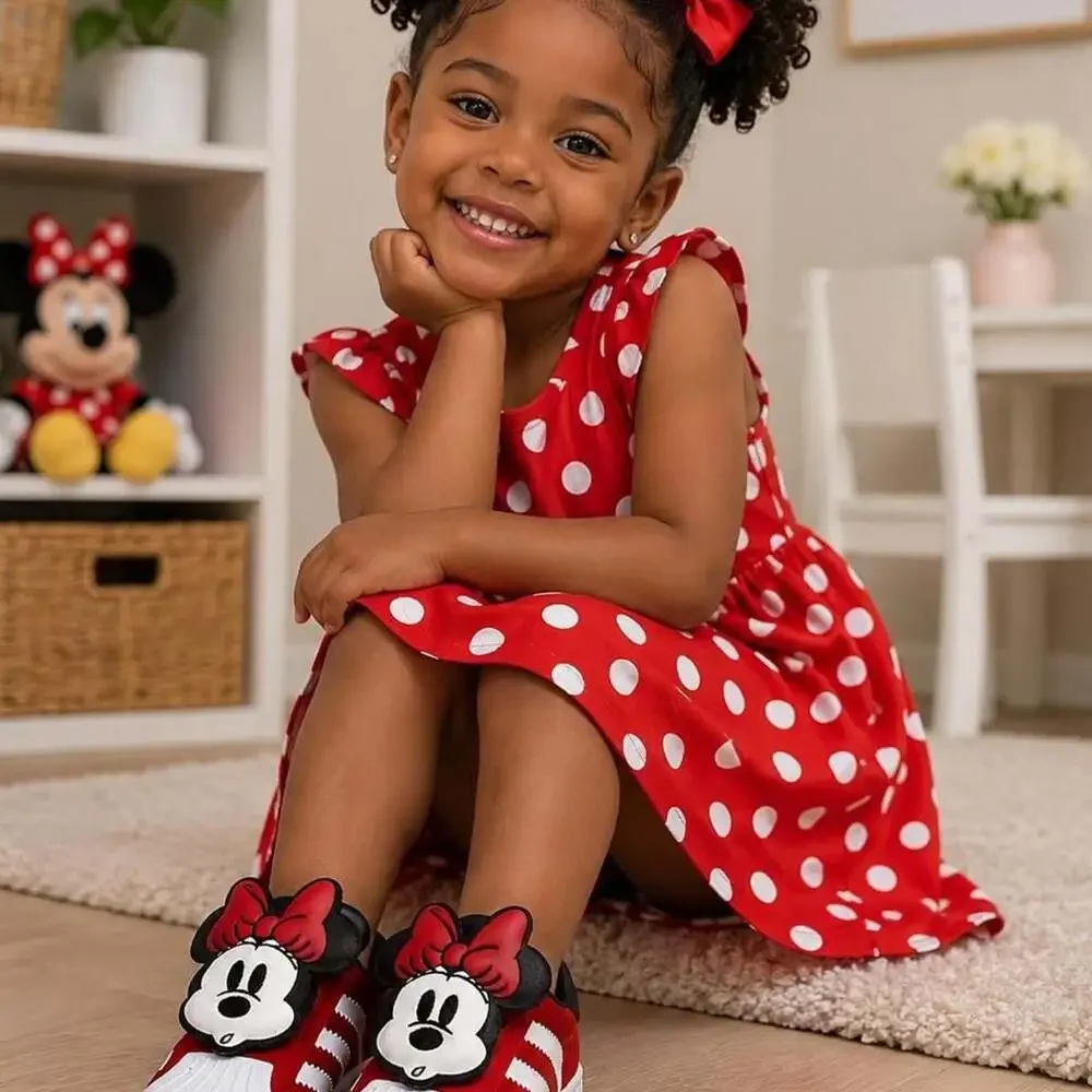 Adidas Originals Superstar 360 Minnie Mouse Toddler Shoes Size 6